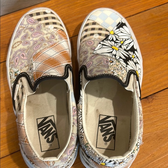 Vans Multicolor Patchwork Slip-On Sneakers - Picture 5 of 6